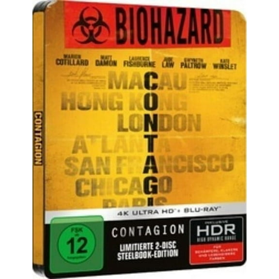 Contagion (4K Ultra HD + Blu-ray), Warner Australia, Action & Adventure