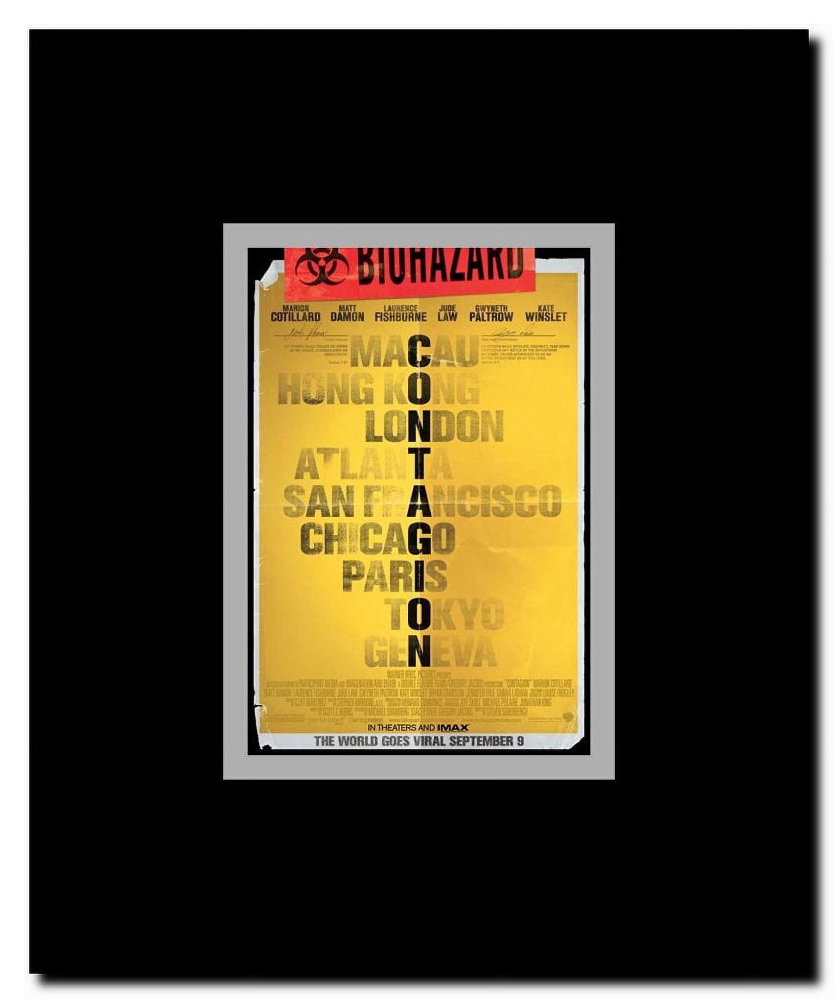 Contagion Framed Movie Poster