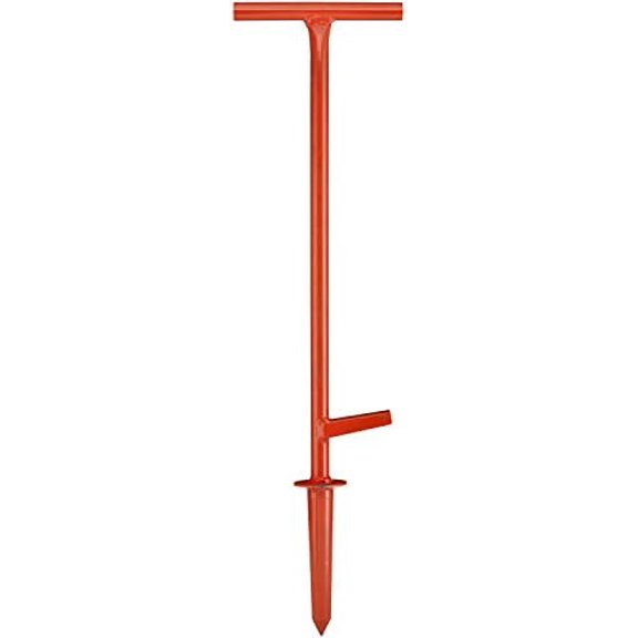 Container Dibble Bar Tool | Long Dibble Point | All Welded Steel | Light Weight | Fast & Easy Planting | for Variety of Soils | 8 3/4" L x 1 1/2" Dia.$$Garden & Patio