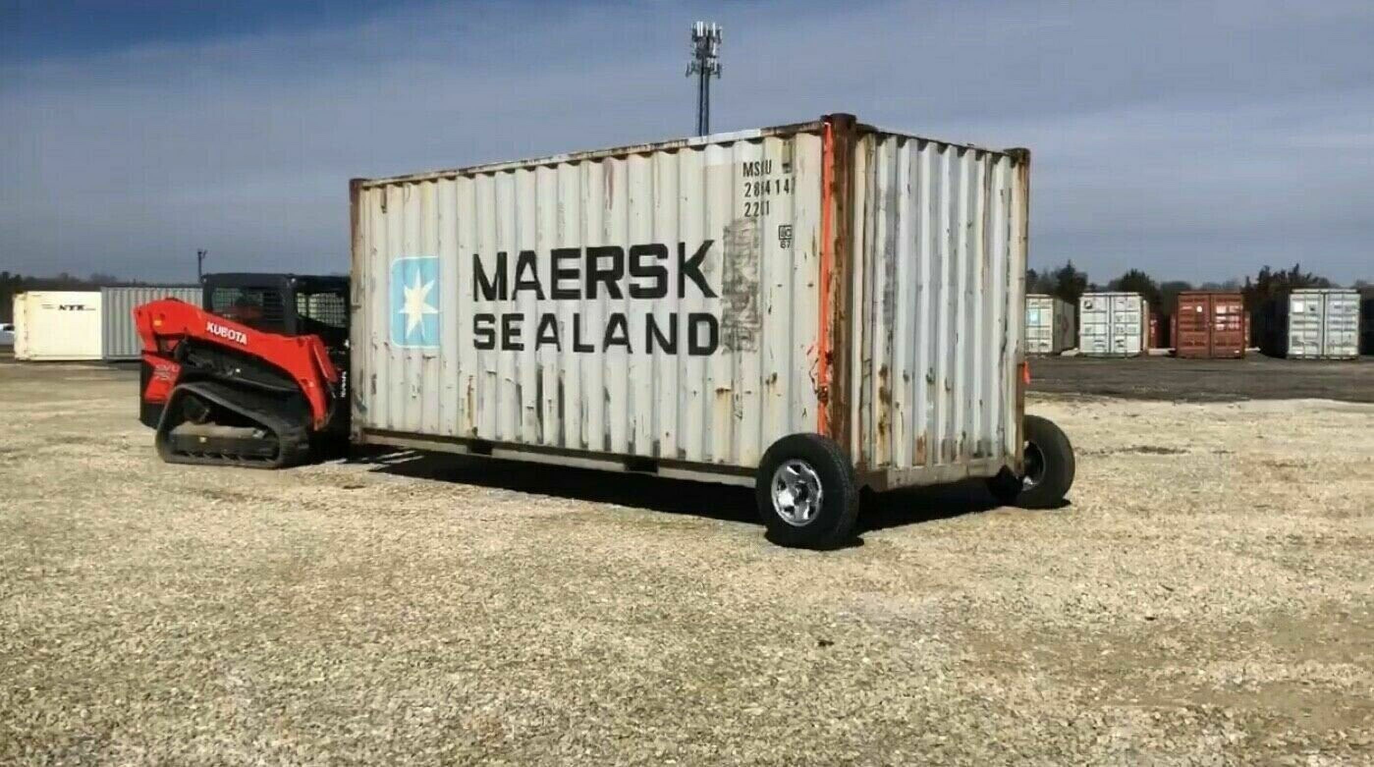 Container Nut Shipping Container Wheels 6Lug EZY Wheels, HeavyDuty