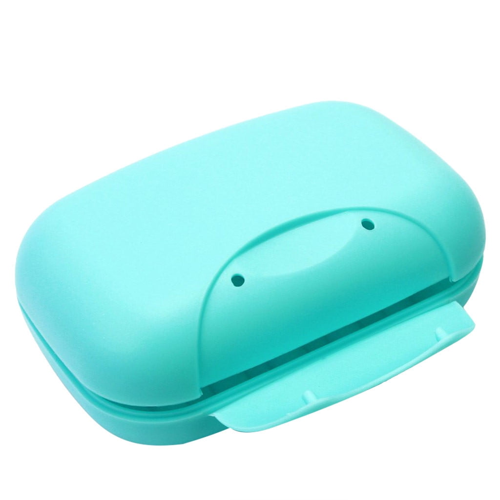 Container Plate Shower Bathroom Soap Hiking Box Home Holder Dish Case