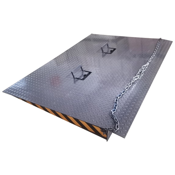 Container Ramp Platform 13227LBs Mobile Loading Dock Heavy-Duty Dock Board