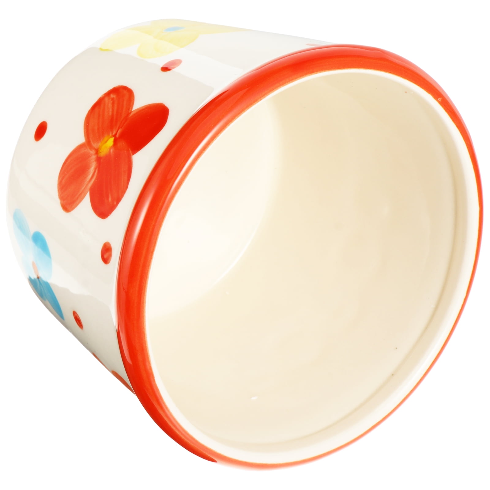 Container for Food Bowl Ceramic Popcorn Holder Dishes Mini Dessert