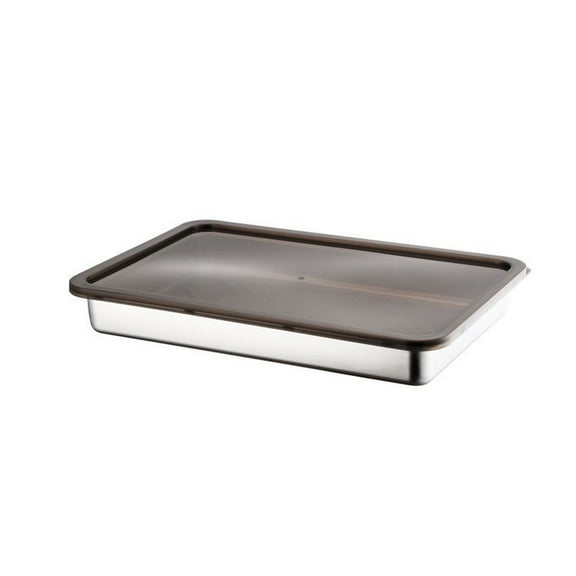 Container for Refrigerator, Stainless Steel Airtight Meat Storage Containers for Fridge Dishwasher Safe Long Kitchen Food Storage Containers With