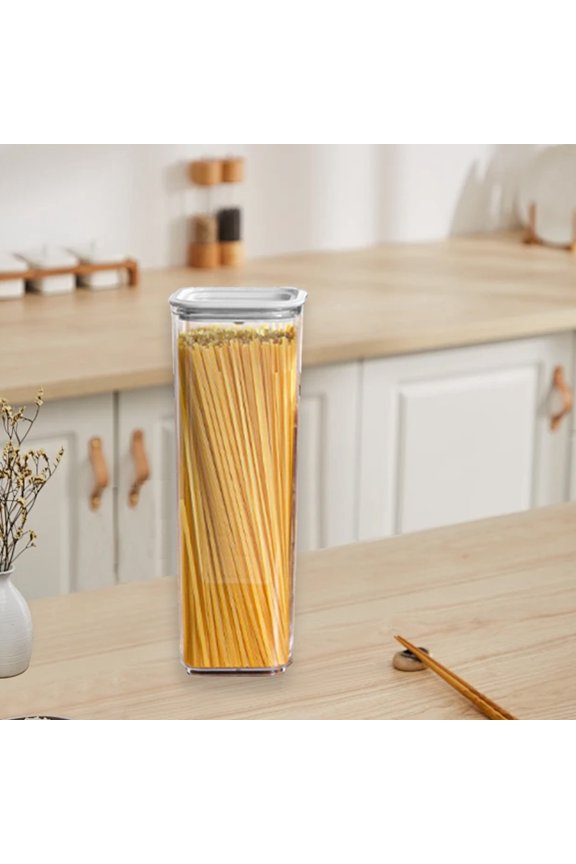 Containers for Food Storage, Airtight Food Storage One Button Opening Air Tight Food Containers with Lids Stackable Leak Proof Snack Containers for Kitchen Counter Sugar Snacks Candy Salt