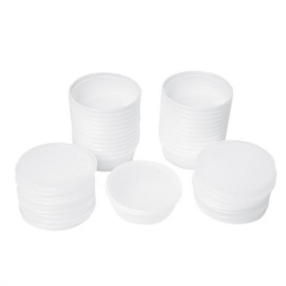 Containers Lids Only for Putty 4 and 6 Ounce (25 Each)