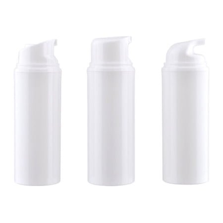 3 Pcs Mini Bag Sealer Lotion Bottle Travel 18.2*4.5cm White