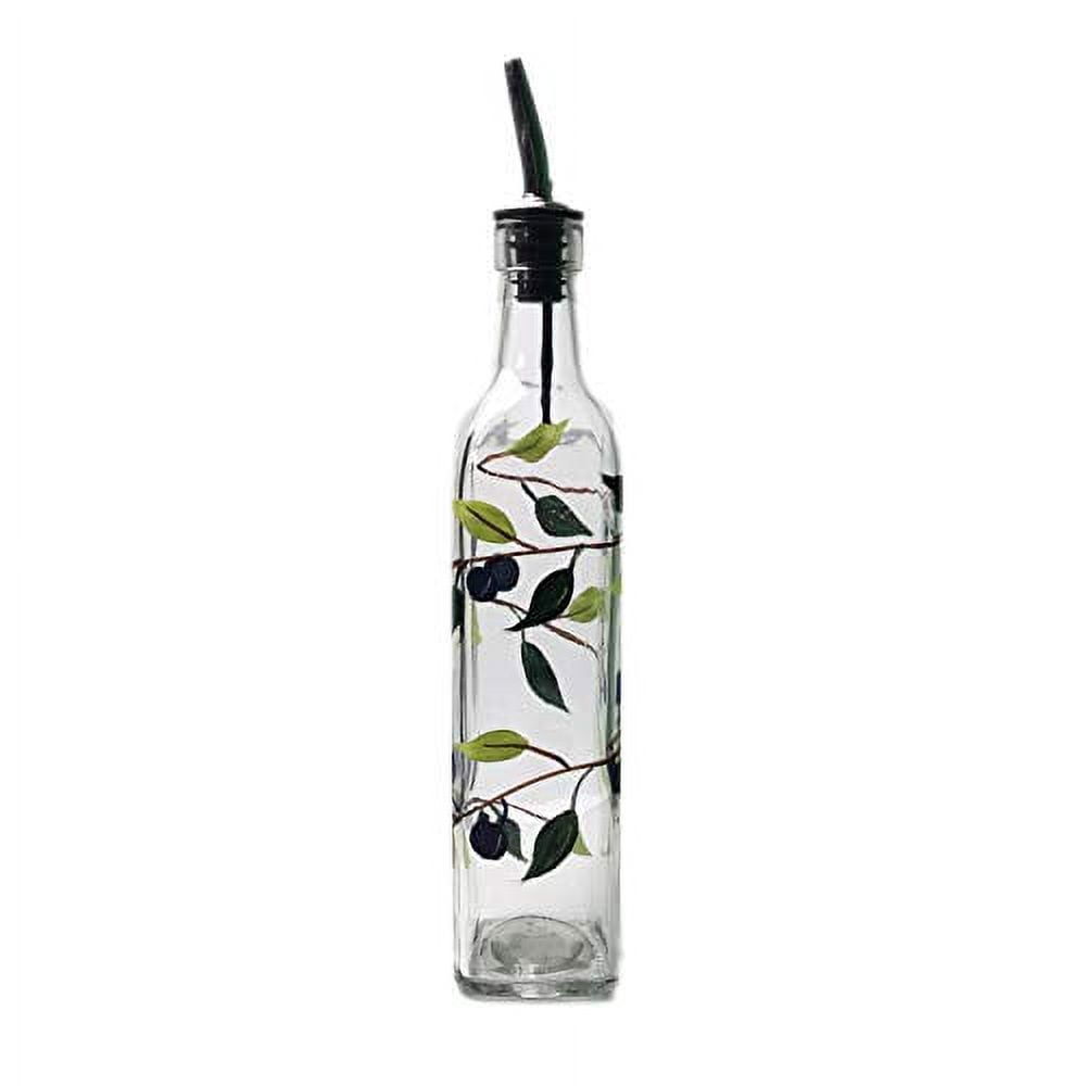 Containly Botella de vidrio de aceite de oliva/vinagre de 16 onzas para  cocina, dispensador de aceit…Ver más Containly Botella de vidrio de aceite  de