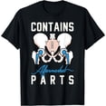 thumbnail image 1 of Contains Aftermarket Parts Hip Replacement Surgery Gift Idea T-Shirt, 1 of 4