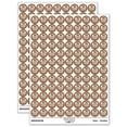 thumbnail image 1 of Contains Eggs Allergy Warning 200+ Round Stickers - Brown - Gloss Finish - 0.50" Size, 1 of 3