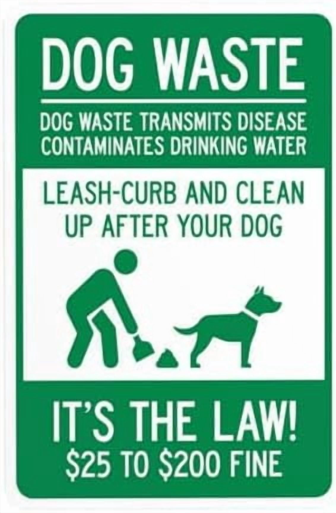 Contaminates Drinking Water Leash Curb And Clean Up After Your Dog ...
