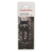 Conte Crayons Black 2B, 2.5 x .25 inch, 2 pieces
