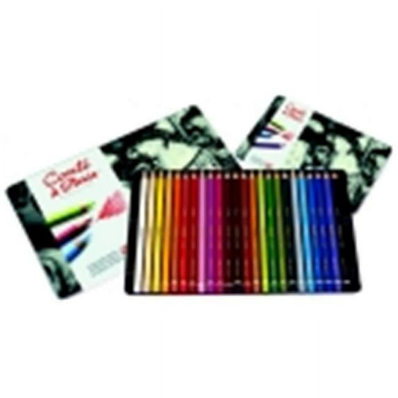 Conte Non-Toxic Wood Pastel Pencil Set 48