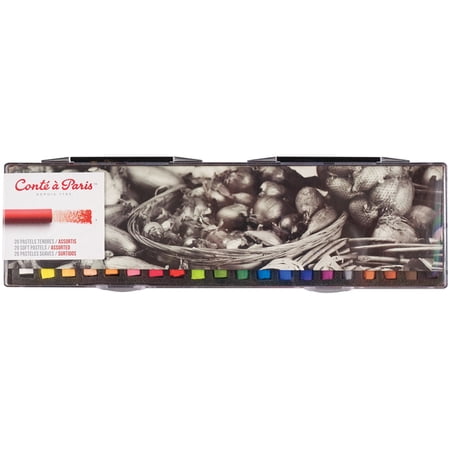 Conte Soft Pastel Set, 20-Color Set