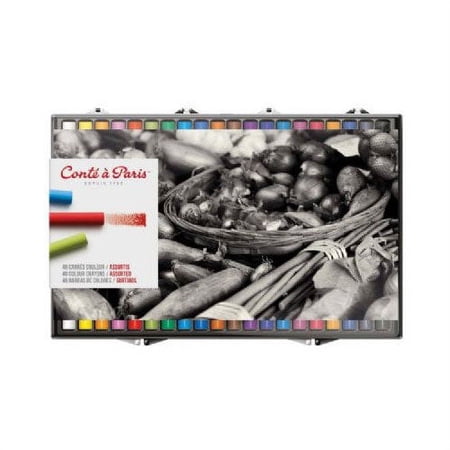 Conte Soft Pastel Set, 40-Color Set