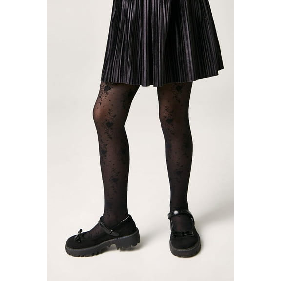 Conte Tights for girls Sofia 20 Den - Floral Pattern