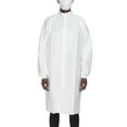 thumbnail image 1 of Contec CritiGear Adult Disposable Cleanroom Lab Coat White Large 10 Ct, 1 of 5