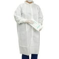 thumbnail image 1 of Contec CritiGear Adult Disposable Cleanroom Lab Coat White X-Large 10 Ct, 1 of 1