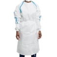 thumbnail image 1 of Contec CritiGear Disposable Chemotherapy Procedure Gown White Small / Medium 10 Ct, 1 of 3