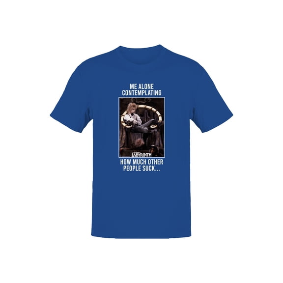 Contemplative Labyrinth Humor Poster Men's T-shirt