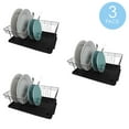 thumbnail image 1 of Contempo 3 Piece Dish Rack, Black, 1 of 7