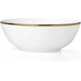 Contempo Luxe Place Setting Bowl Scalloped Edge, MicrowaveSafe Gold