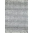 thumbnail image 1 of Contempo Solid Transitional 100 Percent Wool Hand Loomed Rectangle Area Rug - Ivory & Gray - 3 ft. 6 in. x 5 ft. 6 in., 1 of 1