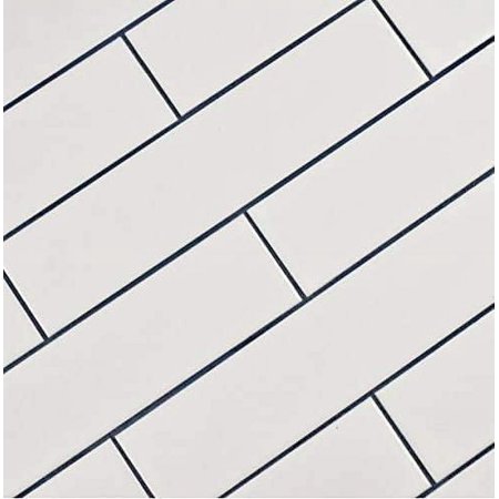 Contempo White Subway Tile 2" X 8" (60 Pieces- Box of 6.5 Sqft), Wall Tile, Backsplash Tile, Bathroom Tile, Designed in Italy (Glossy White)