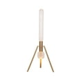 thumbnail image 1 of Contempolights Cascada II 34" LED Integrated, Color Temperature Dimmer Table Lamp Champagne Gold, 1 of 5