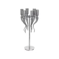 thumbnail image 1 of Contempolights Chestnut 6-Light Glass & Metal Table Lamp in Chrome/Gray, 1 of 5