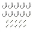 thumbnail image 1 of Contemporary 10/20pcs Antique Wall Hooks - Easy-Install, Space-Saving Design for Home, 1 of 20