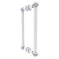 thumbnail image 1 of Contemporary 12 Inch Back to Back Shower Door Pull with Dotted Accent, 1 of 1