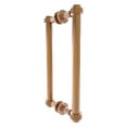 thumbnail image 1 of Contemporary 12 Inch Back to Back Shower Door Pull with Dotted Accent, 1 of 2