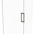 thumbnail image 1 of Contemporary 12 Inch Back to Back Shower Door Pull with Dotted Accent, 1 of 2