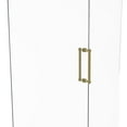 thumbnail image 1 of Contemporary 12 Inch Back to Back Shower Door Pull with Twisted Accent, 1 of 2