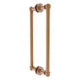 thumbnail image 1 of Contemporary 12 Inch Back to Back Shower Door Pull, 1 of 5