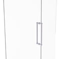 thumbnail image 1 of Contemporary 18 Inch Back to Back Shower Door Pull - 404-18BB-SCH, 1 of 1