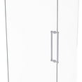 thumbnail image 1 of Contemporary 18 Inch Back to Back Shower Door Pull with Grooved Accent, 1 of 2