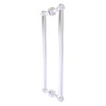 thumbnail image 1 of Contemporary 18 Inch Back to Back Shower Door Pull with Grooved Accent, 1 of 2