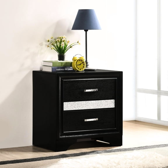 Contemporary 2-drawer Nightstand / A Versatile Bedroom Storage Piece