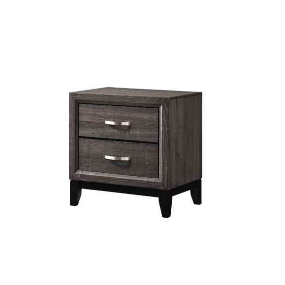 Contemporary 2 - drawer end table / Convenient storage in living room corners
