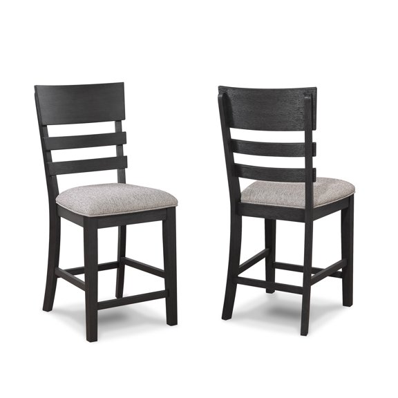 Contemporary 2pc Ladder Back Bar Stools / Ideal for Dining Room