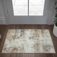 thumbnail image 1 of Contemporary 2x3 Area Rug (2' x 3') Abstract Yellow, Gray Indoor Scatter Easy to Clean, 1 of 8
