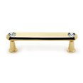 thumbnail image 1 of Alno C214-35-GLD Swarovski Crystal 3-1/2" Cabinet Crystal Pull Gold, 1 of 2