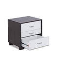 thumbnail image 1 of Contemporary 3-Drawer Nightstand, Rectangular, 20" L x 16" W x 19" H, 1 of 7