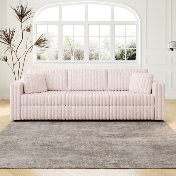 Contemporary 3-seat Modular Sofa for Living Room / Offers a Comfortable Leisure Area