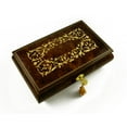 thumbnail image 1 of Contemporary 30 Note Italian Musical Jewelry Box with Arabesque Design - Jingle Bells, 1 of 2