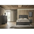 thumbnail image 1 of Contemporary 3pc Full Size Bedroom Set Bed Chest Nightstand Gray Finish Wooden Furniture, 1 of 5