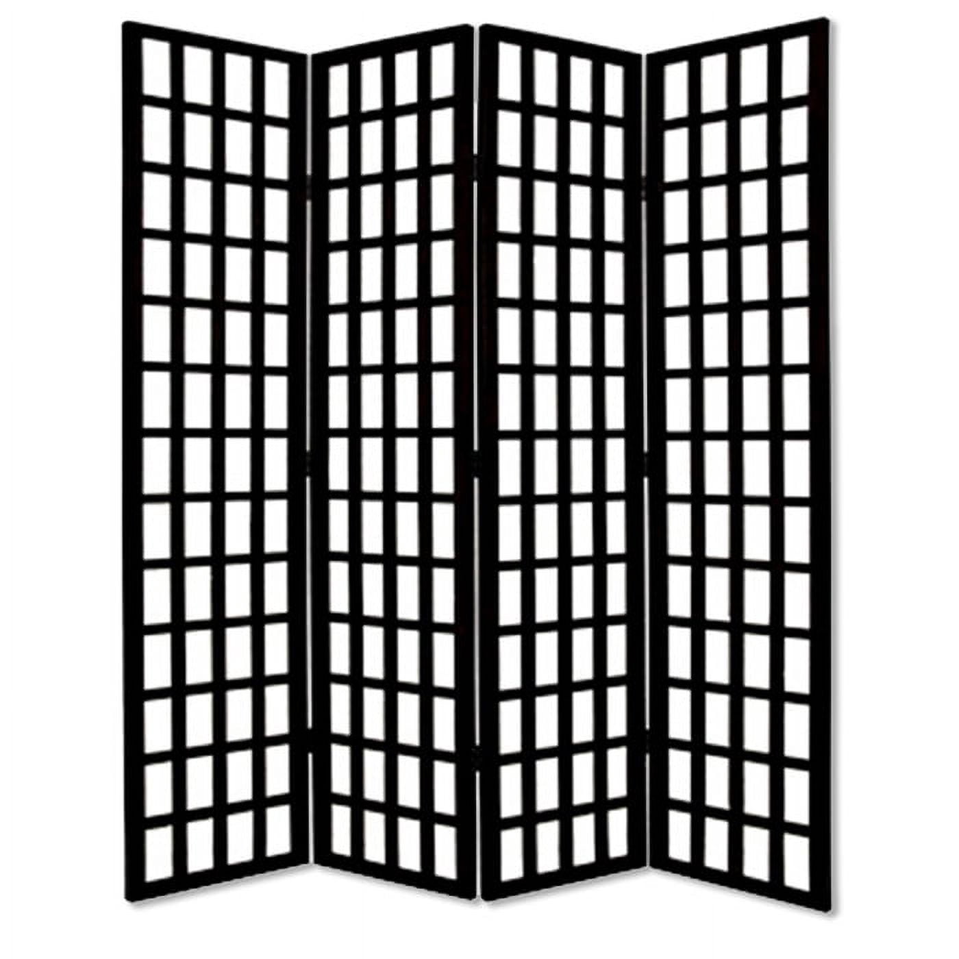 Contemporary 4 Panel Dakota Floor Window Pane Screen - Walmart.com
