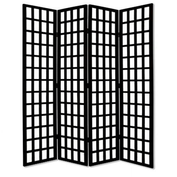 Contemporary 4 Panel Dakota Floor Window Pane Screen
